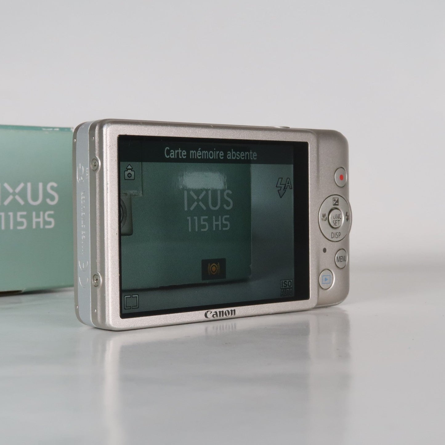 Cenon IXUS 115 HS PowerShot ELPH 100 HS 12.1MP 4x Digital Camera Silver – Very Good Condition