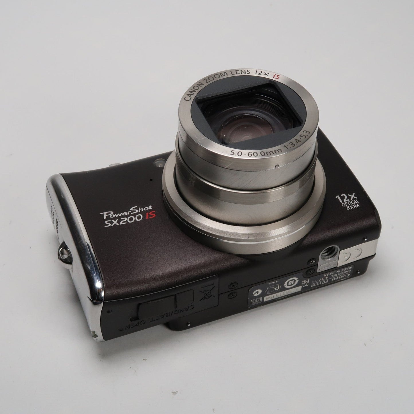 Cenon PowerShot SX200 IS 12.1MP 12x Digital Camera Brown