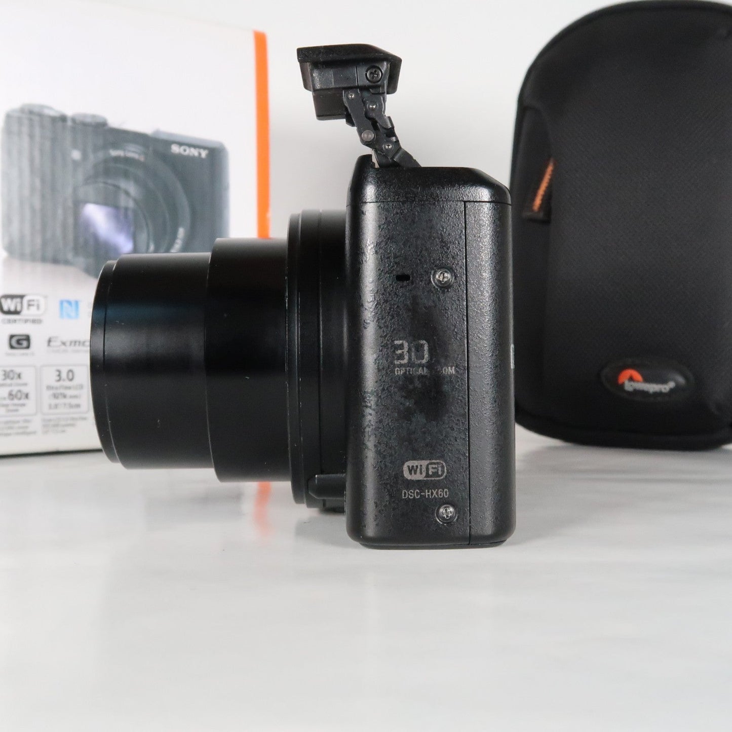 Soney CyberShot DSC-HX60V 20.4MP Digital Camera – Boxed, with Case & 32GB SD Card