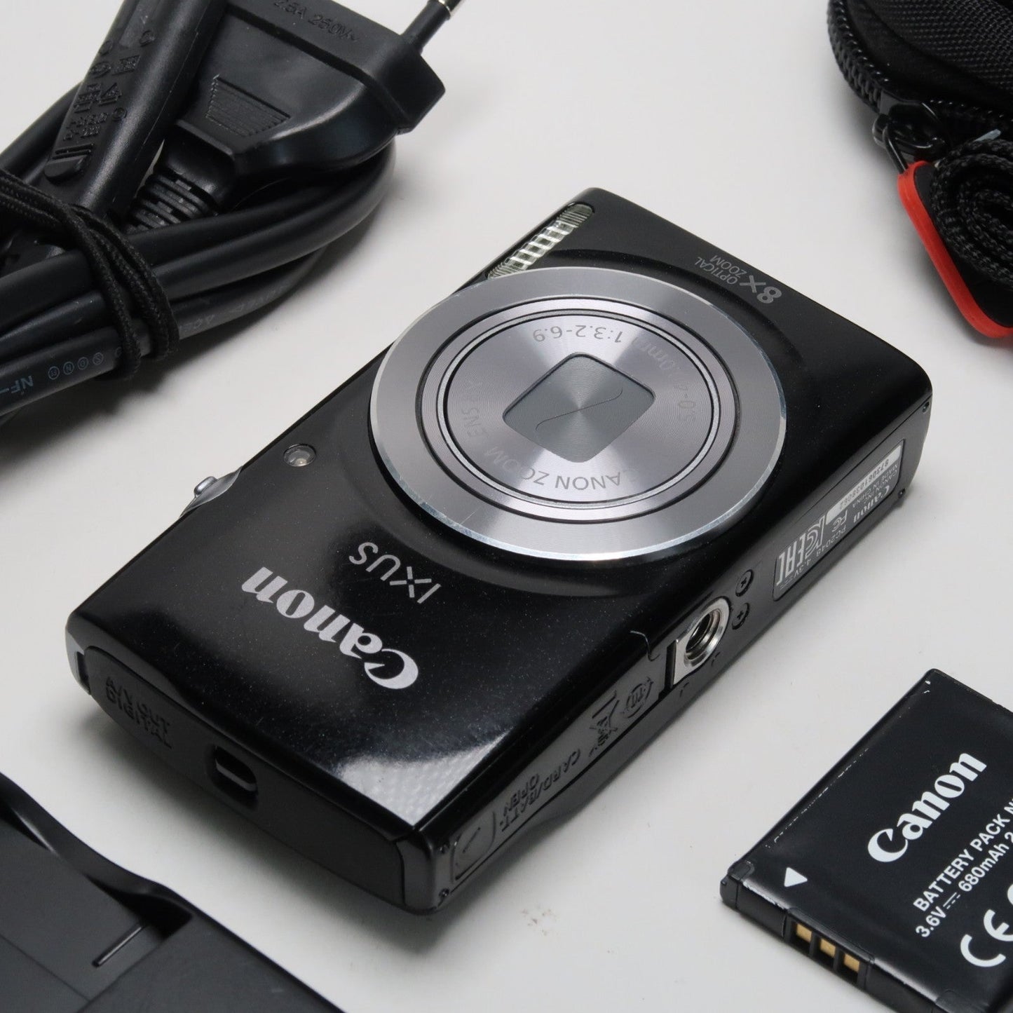 Cenon IXUS 145 / ELPH 135 16.0MP Digital Camera Black – With SD Card 4GB & Case