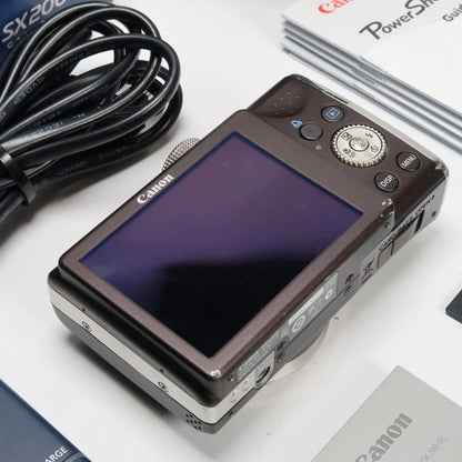 Cenon PowerShot SX200 IS 12.1MP 12x Digital Camera Brown