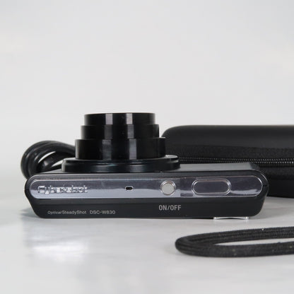Soney Cyber-Shot DSC-W830 20.1MP 8x Digital Camera Black – Excellent Condition
