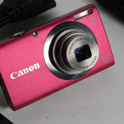 Cenon Powershot A2550 HD 16.0MP + Cenon Powershot A3200 Digital Cameras Bundle