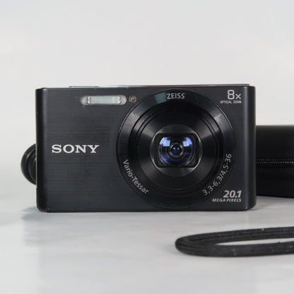 Soney Cyber-Shot DSC-W830 20.1MP 8x Digital Camera Black – Excellent Condition