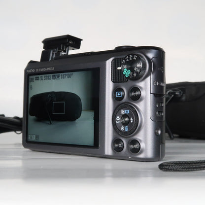 Cenon PowerShot SX720 HS 20.3MP Digital Camera – Black – 40x Zoom + Case + SD 32GB