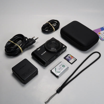 Soney Cyber-Shot DSC WX300 18.2MP Digital Camera Black – Good Condition