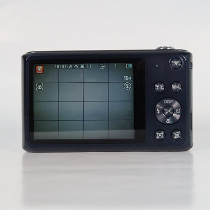 Samung  DualView DV150F 16.2MP Digital Camera – Blue – Excellent
